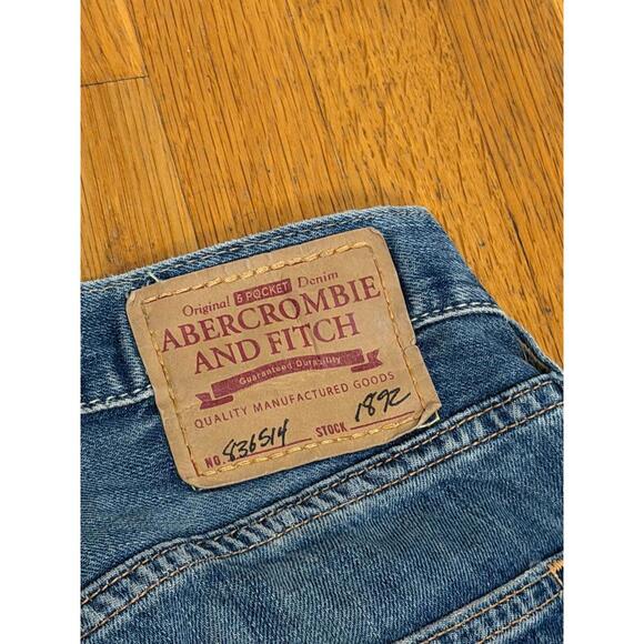 Vintage Abercrombie & Fitch Heavy Ounce Denim Jeans Five Pocket Y2K 36 W - Picture 6 of 7